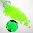 thumbnail image 2 of BINGLI 100PCS Diamond Shaped Luminous Stone Glow Rocks Glow in the Dark Rocks Outdoor Decorations Stones Small Luminous Pebbles for Fish Tank Aquarium Bonsai Yard Decor ﻿, 2 of 3