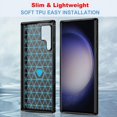 thumbnail image 5 of SuperShield Case for Samsung Galaxy S23 Ultra, Soft TPU Carbon Fiber Texture Anti-Scratch Shockproof Phone Case Ultra Slim Fit Hard Back Anti-Drop Rugged Protective Bumper Cover, 5 of 5