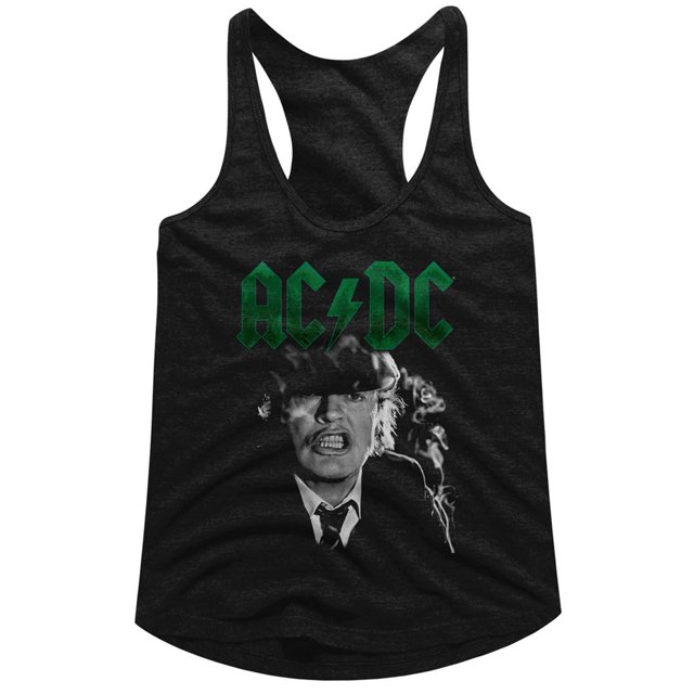 AC/DC Hard Rock Band Music Group Angus Growl Womens Tank Top Tee