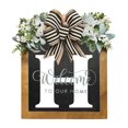 thumbnail image 1 of Last Name Front Door Wreath Front Door Porch Decoration for for Home Blessings Spring Parties, 1 of 2