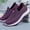 Purple, variant on YOUYEDIAN Orthopedic Casual Shoes for Women Arch Support Non Slip Slip on Sneakers Wide Width Mesh Stretch Business Casual Shoes Comfortable 2026 Foam Shoes (Pink)