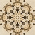 thumbnail image 1 of Ahgly Company Machine Washable Indoor Square Transitional Khaki Gold Area Rugs, 8' Square, 1 of 7
