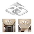 thumbnail image 3 of LED Ceiling Light, Modern Ceiling Light Fixture, Ceiling Lamp for Kitchen, Bedroom, Laundry, Living Room, Hallway, Loft, Apartment , White Warm Light, 3 of 8