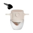 thumbnail image 2 of veasfak Paperless Pour Over Coffee Maker, Mesh , Coffee Accessories for the Office White, 2 of 9