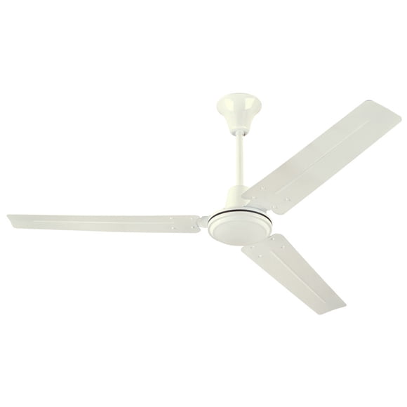 Westinghouse Lighting 7840900 Industrial 56-Inch Three-Blade Ceiling Fan with J-Hook Installation System, White