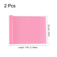 thumbnail image 2 of Unique Bargains Crepe Paper Rolls 7.5ft Long 20 Inch Wide, Dark Pink 2 Pack, 2 of 5