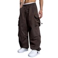 thumbnail image 3 of Pantalon Cargo pour Hommes Coupe Décontractée Pantalon de Randonnée Tactique pour Hommes avec Multiples Poches Décontracté Extérieur Travail Jogger Pantalon Cargo, 3 of 9