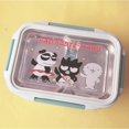 thumbnail image 1 of Cartoon Stainless Steel Lunch Box Office Workers Cute Anti-Scalding Separation Insulation Fresh-Keeping Kuromi xo, 1 of 2