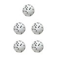 thumbnail image 2 of Ruiboury Dog Rugby Toy With Irregular Bounce And ETPU For Interactive Play With Good Wear Resistance White Black 7cm 5Set, 2 of 6