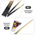 thumbnail image 2 of WHAMVOX 1Pcs Short Pool Stick Assorted Color 50cm x 2.5cm x 1cm for Kids Accurate Shots Billiard, 2 of 8