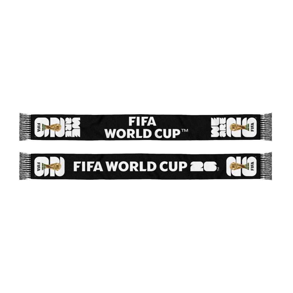 FIFA World Cup 2026 Black & White Acrylic Scarf - Walmart.ca