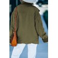 thumbnail image 2 of POGLIP Veste Coquille en Velours Côtelé Verte pour Femme avec Doublure en Molleton, 2 of 6