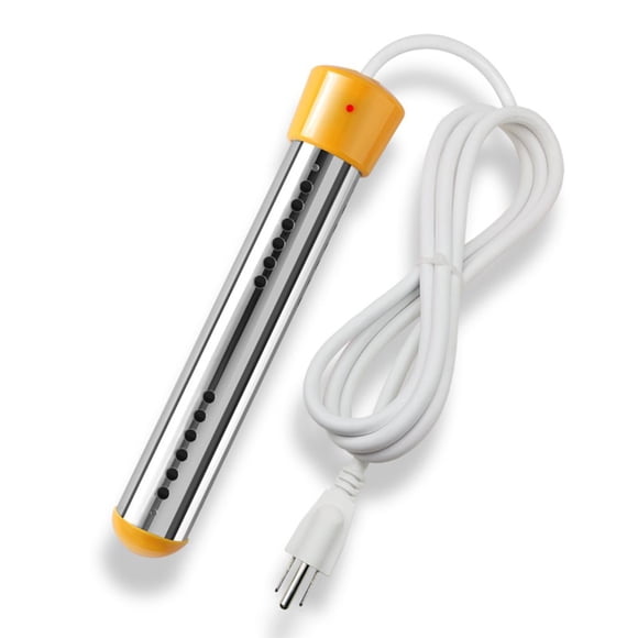 1500W Immersion Heater Portable Electric Submersible Instant Hot Water Heaters for Pool Bucket Bathtub With Thermometer