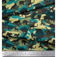 thumbnail image 3 of Soimoi Poly Georgette Fabric Animals & Camouflage Fabric Prints by Yard 42 Inch Wide, 3 of 3