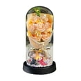 thumbnail image 1 of QTOCIO Day Gift Glass Cover Practical Bouquet Soap Flower Night Light Birthday Gift Day For Girlfriend Girlfriend, 1 of 1