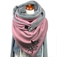 thumbnail image 4 of Foulards Boho Vintage à Imprimé pour Femmes Châles Foulards d'Hiver Chauds Foulards Courtes, 4 of 4