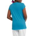 thumbnail image 2 of Hanes Girls Essential Tee 2-Pack, XS, Process Blue, 2 of 3