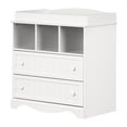 thumbnail image 2 of South Shore Savannah Changing Table with Drawers and Open Storage, in Pure White, 2 of 14