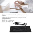 thumbnail image 3 of Wired Touch Keyboard, Portable Plug and Play Ergonomic Mechanical USB Keyboard  for Notebook, 3 of 7