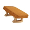 thumbnail image 4 of Siruishop Small Foot Stool Ottoman Bench Creative Wooden Footstool for Living Desk Bed Orange, 4 of 8