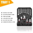 thumbnail image 3 of MasterSpec Ensemble d'Outils Professionnels 1180 Pcs, Trousse d'Outils à Étui en Aluminium avec Boîte à Outils Roulante, 3 of 12