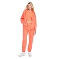 thumbnail image 2 of No Boundaries Women's Oversized Zip-Up Hoodie, 2 of 6