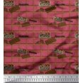 thumbnail image 1 of Soimoi Velvet Fabric Text & Chocolate Food Printed Craft Fabric by The Yard 58 Inch Wide, 1 of 6