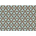 thumbnail image 1 of Ahgly Company Machine Washable Indoor Rectangle Transitional Tiffany Blue Area Rugs, 2' x 4', 1 of 7