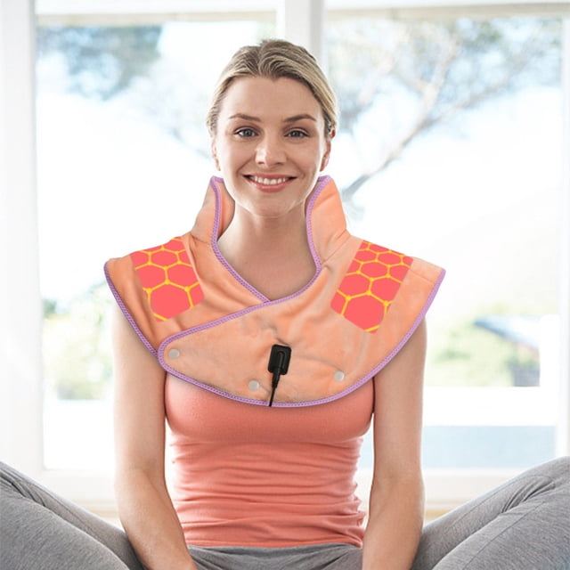 EGNMCR Electric Shoulder And Neck Protection With Integrated Warmth USB Heating Shawl For Warmth And Cold Protection Of The Cervical Spine Sleeve heating heating