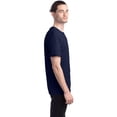 thumbnail image 3 of Hanes Men's EcoSmart Crewneck T-Shirt, Navy M, 3 of 3