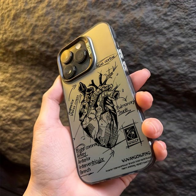 Résolution Cœur de Sensation Premium pour iPhone 14/14plus/14pro/14pro/14pro/14pro/14pro Max, iPhone 13/13pro/13pro Max, iPhone 12/12pro/12pro Max, iPhone 11/11/11Pro Max/iPhone 6/6s/6 plus/6s plus/iPhone 7/8