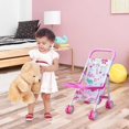 thumbnail image 2 of LAICAIW Baby Doll Stroller, Foldable Doll Stroller, Baby Doll Carriage, Realistic Convertible Doll Pram, Toy Baby Stroller, Creative Baby Doll Stroller Play Set for Toddler and Girls, Nuturing and R, 2 of 7