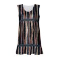 thumbnail image 5 of Birdeem Mode Femme Été Sans Manches Col en V Chandail Imprimé Blouse Décontractée, 5 of 5