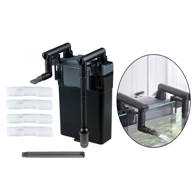 Fish Tank -mounted External Canister Filter Barrel Aquarium External 160x245x60mm