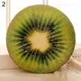 thumbnail image 2 of Essen Soft Round Pillow Plush Cushion Orange Kiwi Watermelon Fruit Toys Seat Pad, 2 of 7