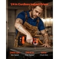 thumbnail image 3 of VEVOR Tool Combo Kit 20V Brushless 5-Tool Cordless Power Tool Combo Kit with Batteries, 3 of 9