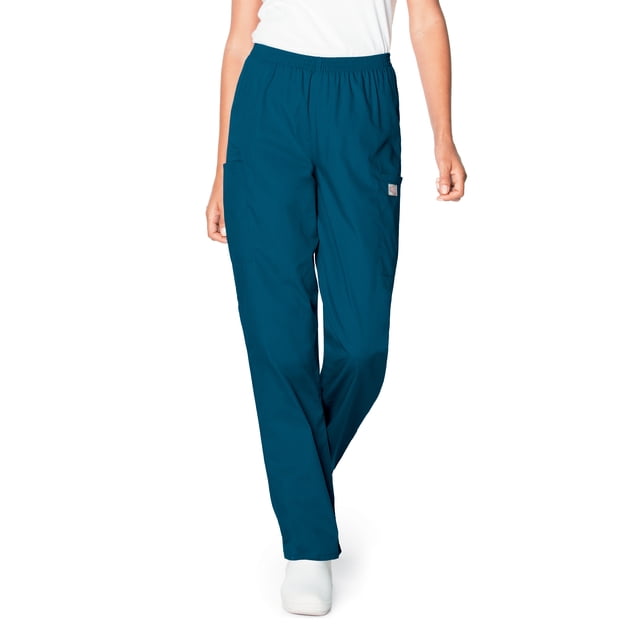 ScrubZone by Landau Pantalon d'Uniforme Cargo à Taille Élastique pour Femmes, Style 83221