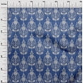 thumbnail image 3 of oneOone Georgette Viscose Medium Blue Fabric Block Sewing Craft Projects Fabric Prints By Yard 42 Inch Wide-1O, 3 of 5