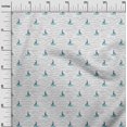 thumbnail image 2 of oneOone Georgette Viscose Fabric Waves & Sailboat Ocean Print Fabric BTY 42 Inch Wide, 2 of 4