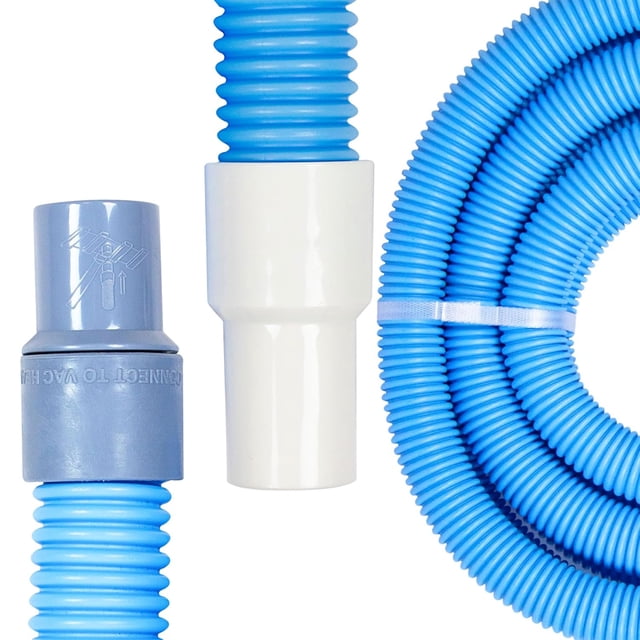 Swimline HydroTools 36’ Premium Spiral Wound Pool Vacuum Hose & Swivel Cuff