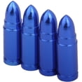 thumbnail image 1 of Bouchons de Tige de Valve Bullet Valve, Lot de 4, Bleu, 1 of 4