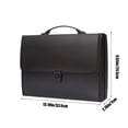 thumbnail image 3 of Vrorvz Sac Fourre-Tout Classique pour Bureau et Entreprise avec 26 Compartiments, Insert Portable avec Boucle, Convient au Rangement de Documents d'Étudiant et à la Gestion des Dossiers, Matériau Polypropylène Durable, 3 of 7