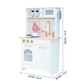 thumbnail image 2 of Teamson Kids Ensemble de Cuisine de Jeu en Bois Design Classique Compact Blanc/or, 2 of 10
