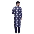 thumbnail image 5 of Atasi Printed Pathani Kurta With Salwar For Men Indian Summer Ethnic Set, 5 of 5