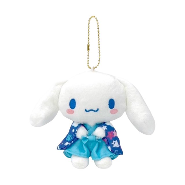 NAOJIE® Plush Keychain Collection with Popular Cartoon Characters In Kimonos,Cute & Versatile,6-Inch(I),Cinnamoroll Keychain,Cinnamoroll Plush,Cute Plush Keychain