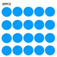 thumbnail image 1 of pitrice Air Bed Repair Patches PVC Waterproof Pool Patches Portable Mattress Repair Accessory, 20pcs, 1 of 6