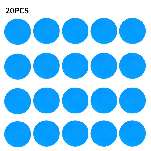 pitrice Air Bed Repair Patches PVC Waterproof Pool Patches Portable Mattress Repair Accessory, 20pcs
