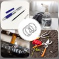 thumbnail image 5 of Uxcell 6Pack Compression Springs, 1.2mm Wire Diameter x 10mm OD x 10mm Length Stainless Steel Extension Spring, Silver, 5 of 5