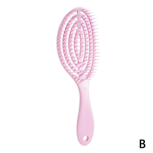 Elastic Massage Comb Tangled Hair Comb Detangling Hair Brush Hollow 8U2L E5S1