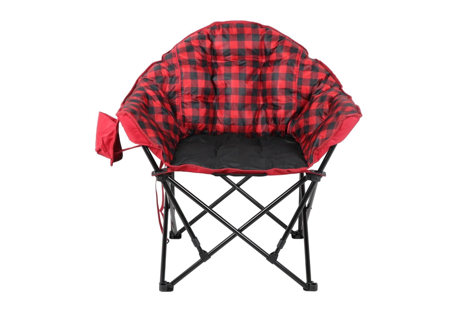 Fauteuil Club Rembourré Ozark Trail, Adulte, Rouge/Noir